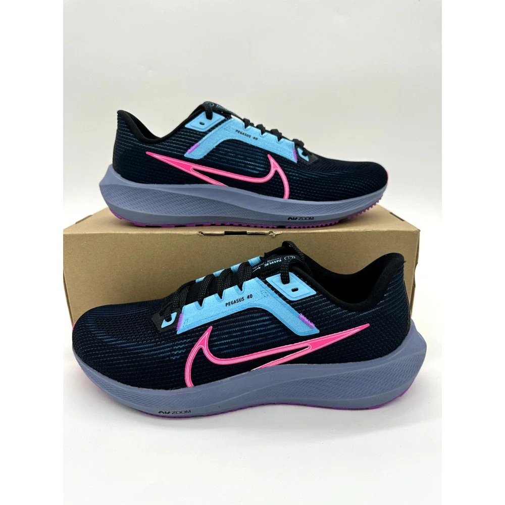 Nike Air Zoom Pegasus 40 SE "South beach" black blue Running shoes FJ1974 001